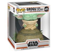 POP Star Wars Grogu Using The Force Bobble Head Vinyl Figure No 485 Baby Yoda