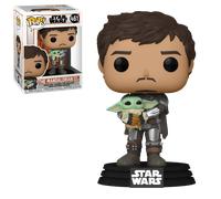 Star Wars The Mandalorian Mandalorian Holding The Child Pop! Vinyl Figure