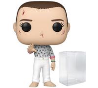 POP Stranger Things - Season 4 - Bloody Eleven (Season Finale) Limited Edition Chase Funko Vinyl Figure (Bundled with Compatible Box Protector Case), Multicolor, 3.75