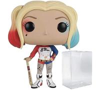 POP Suicide Squad - Harley Quinn Funko Vinyl Figure (Bundled with Compatible Box Protector Case) Multicolored 3.75 inches