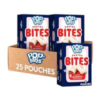 Pop-Tarts Baked Pastry Kids Snacks School Lunch Frosted Strawberry (5 Boxes, 25 Bags)