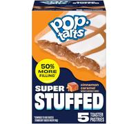 Pop-Tarts Super Stuffed Cinnamon Caramel Toaster Pastries, 50% More Filling, 5 Individually Wrapped, 310g