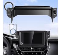 pop-tech Car Mount for Toyota Corolla 2020-2025 & Corolla Cross 2022-2025 Accessories: (Fits 8 inch Screen)(Compatible with MagSafe) 360° Rotation Strong Magnetic Cell Phone Holder for iPhone Samsung