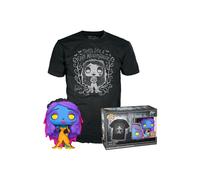 POP! & Tee: Corpse Bride - Emily - Blacklight - Medium - Warner Bros - T-Shirt - Clothes With Collectable Vinyl Figure - Gift Idea - Toys and Short