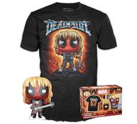 POP & Tee: Deadpool- Heavy Metal - Large - Collectable Vinyl Figure - Official Merchandise - Toys for Kids & Adults - Movie Fans - Model Figure for Collectors