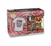 POP! & Tee: Five Nights at Freddy's - Nightmare Freddy (Glow in the Dark) T-Shirt set