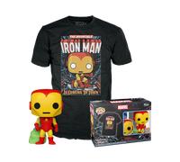 POP! & Tee: Marvel Holiday - Iron Man with Gifts T-Shirt set