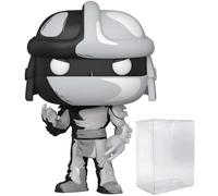 POP Teenage Mutant Ninja Turtles - Shredder (PX Previews Exclusive) Black & White Chase Funko Vinyl Figure (Bundled with Compatible Box Protector Case)