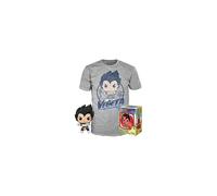 Funko Pop! Dragon Ball Z And Short Sleeve T-shirt Vegeta Grey XL