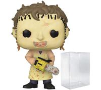 POP Texas Chainsaw Massacre - Leatherface Funko Pop! Vinyl Figure (Bundled with Compatible Pop Box Protector Case), Multicolored, 3.75 inches