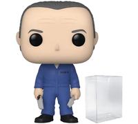 POP The Silence of The Lambs - Hannibal Lecter #1248 Funko Vinyl Figure (Bundled with Compatible Box Protector Case), Multicolor, 3.75 inches