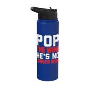 Pop The Wine He's No Longer Mine Wedding Annulment Divorce Stainless Steel Insulated Water Bottle