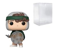 POP! TV: Stranger Things - Dustin with Shield #1463 Bundled with Compatible Box Protector Case