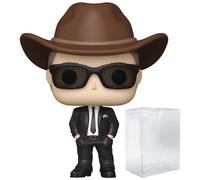 POP TV: Yellowstone - John Dutton with Sunglasses & Cowboy Hat Funko Vinyl Figure (Bundled with Compatible Box Protector Case) Multicolored 3.75 inches