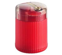 Pop-Up Automatic Toothpick Dispenser, Luxury Push Button Toothpick Holder, Portable Toothpick Holder Pops Out, Household Living Room Toothpick Jar, For Both Indoor and Outdoor Use (Red)