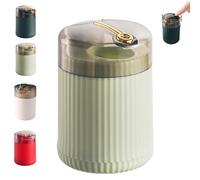 Pop-Up Automatic Toothpick Dispenser, Luxury Push Button Toothpick Holder, Portable ToothpickHolder Pops Out, Household Living Room ToothpickJar (#B)