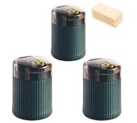 Pop Up Automatic Toothpick Dispenser, Push Button Toothpick Holder, Automatic Toothpicks Dispenser Holder with Toothpicks, Quiet and Elegant for Offices, Homes, Restaurants, Bars (B2)