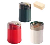 Pop Up Automatic Toothpick Dispenser, Push Button Toothpick Holder, Automatic Toothpicks Dispenser Holder with Toothpicks, Quiet and Elegant for Offices, Homes, Restaurants, Bars (B4)