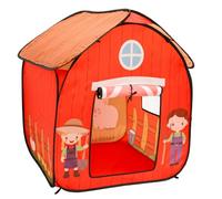 Pop Up Barn Play Tent Foldable Portable Oxford Cloth Play Tent for Indoor Outdoor Children and Kids Boys Girls Parties 92×86×86cm