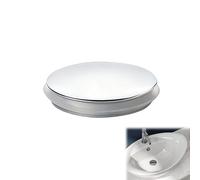 Pop-Up Bathroom Sink Stopper 35mm with Push Button Click Clack Plug, Includes 37.2mm Rubber Washer - Easy Installation, Durable Rust-Resistant Design for Kitchen and Bathroom Drain Replacement