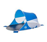 Pop-up Beach Tent Azure Blue Waterproof Polyester