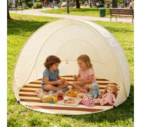 Pop-up Beach Tent With UV Protection, Portable Folding Canopy 3 Person Tent, Instant Automatic Setup Beach Tents Sun Shelter With Carry Bag For Camping, Hiking, Fishing & Outdoor Use