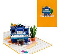 Pop Up Birthday Card, 3D Piano Card
