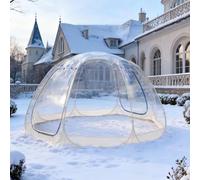Pop-Up Bubble Tent, 4-6 Person Weatherproof Clear Instant Igloo Dome Tent for Outdoor Camping, Garden Parties & Stargazing, Transparent Shelter for Backyards/Patio Events (Transparent, 3 x 3 x 2 m)