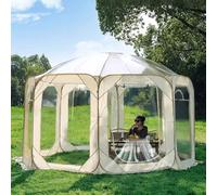 Pop Up Bubble Tent, Instant Igloo Shelter with 2 Doors & Windows, Weatherproof Greenhouse for Camping, Backyard Parties, Stargazing & Cold Protection