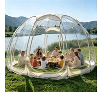 Pop Up Bubble Tent, Spacious Clear Outdoor Dome, Garden Globe Igloo Tent for Camping Stargazing, Fit for 6-12 People(Size:4.5×4.5×2.3 m)