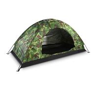 Pop Up Camouflage Dome Tent - Waterproof, 1 Person, Lightweight, UV Protected, Family Outdoor Backpacking Tent with Carrying Bag