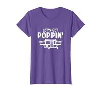 Pop Up Camper Camping Tent Trailer RV Poppin Mobile Caravan T-Shirt