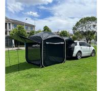 Pop Up Car Rear Tent, Waterproof Windproof for 3-4 Person, Multifunctional Self-Driving Tour Awning for Family Outdoor Activities