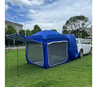 Pop Up Car Rear Tent, Waterproof Windproof for 3-4 Person, Multifunctional Self-Driving Tour Awning for Family Outdoor Activities