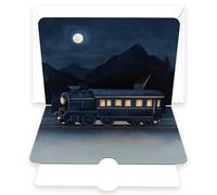 Pop Up Card Orient Express - 3D Voucher Card & Gift Packaging for Luxury Train Travel & Large Adventure Journey, Travel Voucher for Men, Women & Couples, Holiday Card & Money Gift