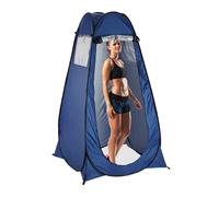 Relaxdays Pop Up Changing Tent, H x W x D: 190 x 120 x 120 cm, Waterproof Instant Tent, Compact, UV 50+, Blue