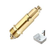 Pop Up Click Clack Slotted Plug Bolt Assembly, Brass Plug Bolt Replacement, Internal Spring PlugBolt, for Most Sink Bath Tub Basin Drain Stopper ( Brass, 1Pcs)