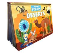 Pop Up Deserts Book for Kids: Amazing Animal Life, Habitat & Survival Skills