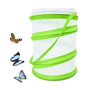 Pop-Up Design Butterfly and Insect Habitat Cage, Collapsible Bug Catcher Net, Foldable Butterfly House with Insect Net