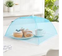 Pop Up Food Covers, Foldable Mesh Tents for Picnic Table Protection,blue | Collapsible Design, Lightweight Mesh Material, Outdoor Dining Accessory, BBQ, Camping, Patio and Party Use
