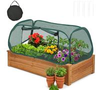 Pop-Up Garden Mesh Net Cover 115 x 55 x 45 cm, Foldable Plant Protection Tent, Greenhouse Netting for Vegetables, Herbs & Potted Plants, Physical Barrier for Birds & Wildlife, Sun Shade(Single Pack)