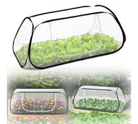 Pop-Up Garden Mesh Net Cover, 115 x 56 x 40cm Foldable Raised Bed Cover