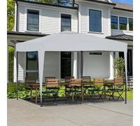 (White) Birchtree Waterproof Pop Up Garden Gazebo - 3 x 3m