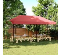 Foldable Party Tent Pop-Up Burgundy