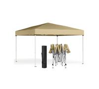 Pop Up Gazebo for Garden and Patio with UV Protection, Beige / 3 x 3 m without Sides