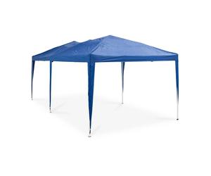 Pop Up Gazebo With Roof 2.95 x 5.85 m Waterproof Cover - Gazebos by Uniprodo Blue