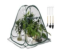 Pop-up Greenhouse, Protective Cover for Backyard Greenhouses, Garden Shelter Tents, Portable Garden Room for Flowers and Gardening Plants with 3 Garden Shovel for Patio Inte