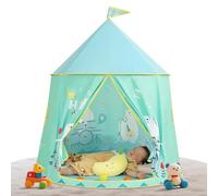 Pop-up Indian Tent Kids Play Tent Tipi Princess Prince Castle Play House Baby Garden Toys Indoor Outdoor Large Children Portable Playhouse Toddler Toys Christmas & Birthday Gift (green)
