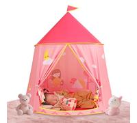 Pop-up Indian Tent Kids Play Tent Tipi Princess Prince Castle Play House Baby Garden Toys Indoor Outdoor Large Children Portable Playhouse Toddler Toys Christmas & Birthday Gift (pink)