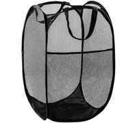 Pop Up Mesh Washing Laundry Basket Bag, Durable Collapsible Laundry Baskets with Handle, Portable Washing Basket, Fabric Bin Hamper, Lightweight & Space-Saving, for Clothes Toy Tidy Storage Organizer